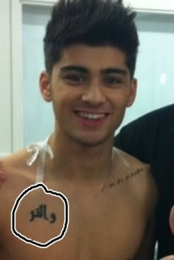 zayn malik tattoo