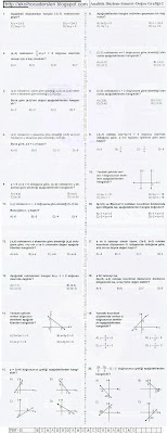 7.sınıf sbs matematik doğru grafiği soruları