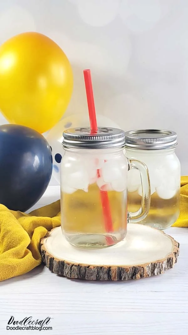 Here's the recipe scaled for a Gallon, in case you want to serve a crowd!   Citric Acid Lemonade Recipe: (1 Gallon) 4 Cups Warm Water 2 Cups Sugar 4 teaspoons of Citric Acid 12 Cups of Ice Water   Add the sugar and citric acid to the warm water, stir until dissolved then add the ice water. Stir and enjoy!