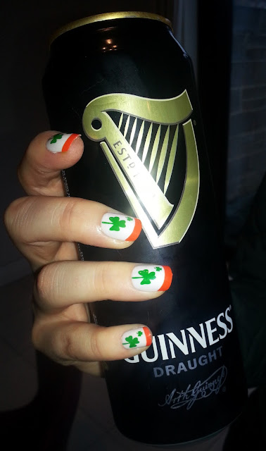 Shamrock Nails and Guinness