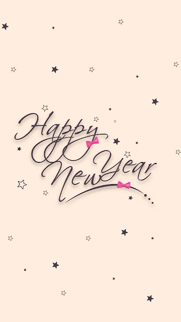 Happy New Year Wishes iPhone Wallpaper
