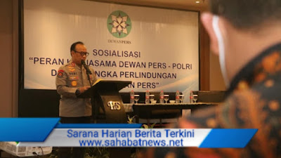 Polri dan Dewan Pers Sosialiasi Perlindungan Kemerdekaan Pers