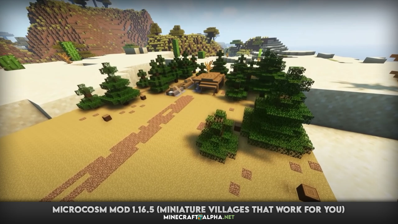 Microcosm Mod 1.16.5 (Miniature Villages That Work for You)