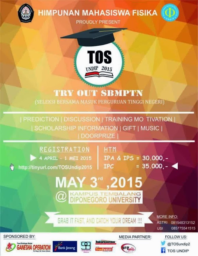 EVEN: Try Out SBMPTN UNDIP 2015