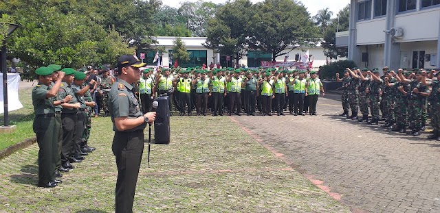 Dandim Depok Pimpin Pengamanan   Kunjungan Silaturahmi Presiden