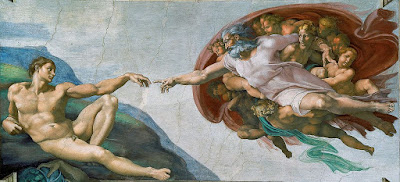 'Penciptaan Adam' karya Michelangelo