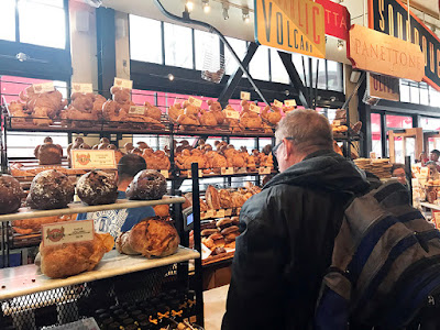 Paul buying Boudin Sourdough Bread.  #yum