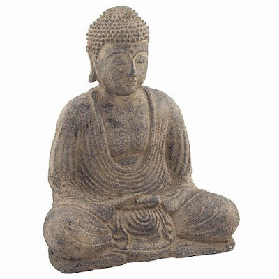 Meditating Buddha Stone Statue