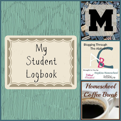 My Student Logbook (Blogging Through the Alphabet) on Homeschool Coffee Break @ kympossibleblog.blogspot.com