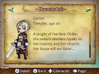 Garnet, a playable party member in The Legend of Legacy.