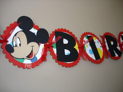 birthday banner clip art. Mickey Mouse Birthday Banner