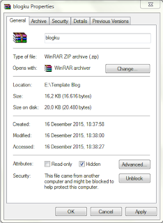 Cara Menghidden File