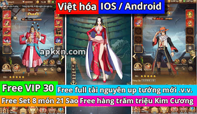 Game lậu mobile IOS/Android One Piece Đấu Chiến Việt hóa