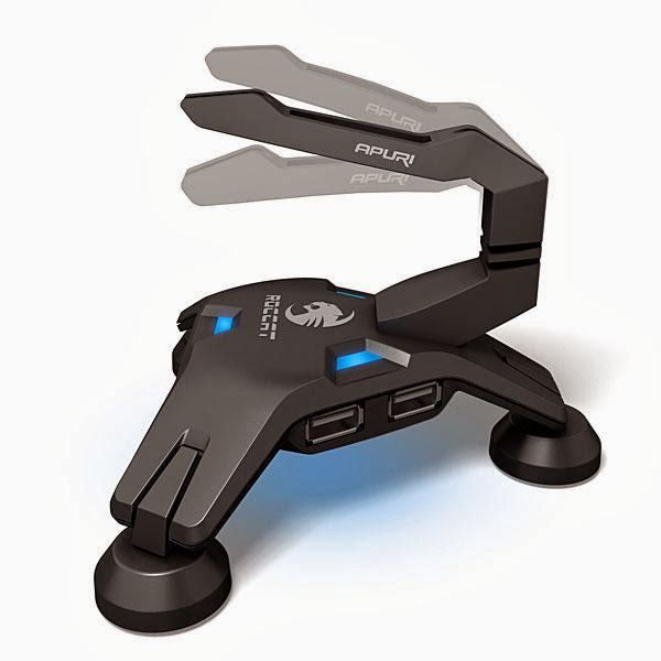 Roccat Apuri Active USB Hub with Mouse Bungee