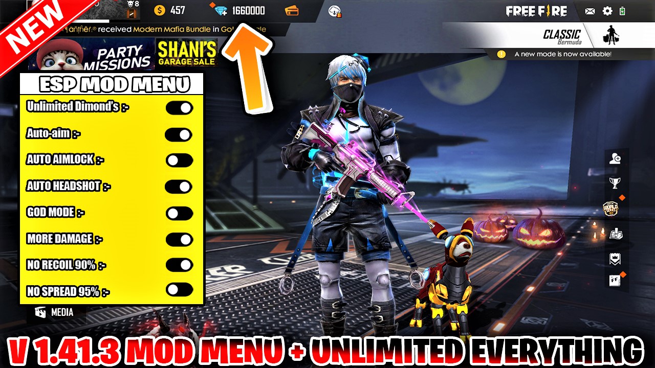 ðŸ’¥Free FireðŸ’¥ V 1.42.5 Unlimited Coins And Diamomds Hack ... - 