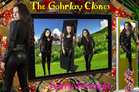 Book cover art: "The Gohrlay Clones" by Ivory Fersoni