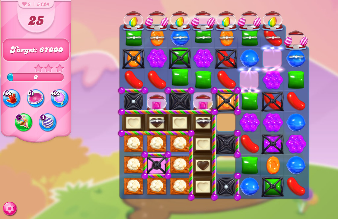 Candy Crush Saga level 5124