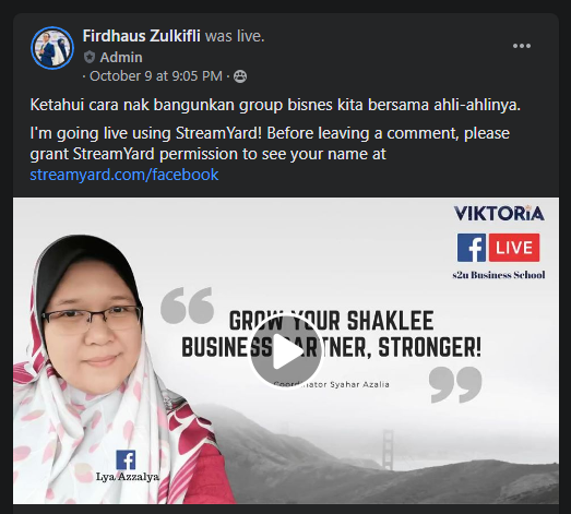 Pengedar Shaklee Chemor Belajar Buat Bisnes Shaklee Dari Rumah