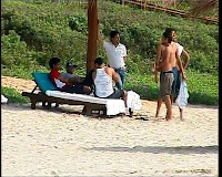 Dhoni, Sakshi Goa Beach Photos