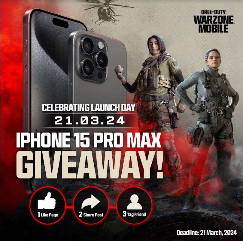 iPhone 15 Pro Max Giveaway