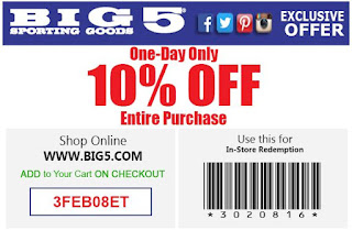 big 5 sporting goods coupons