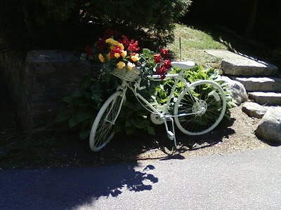 Bicycle as Flower Pot, Bike with flower basket