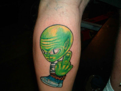 Alien bald head tattoo. By Jeff Trexler on May 9, Alien Tattoos