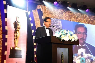 Mr. Sunil Liyanage, Managing Director, Local Manufacturing and Distribution Sector addresses the gathering