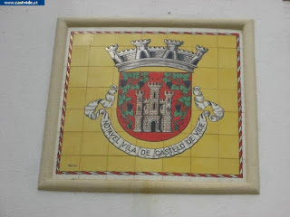 Azulejos e Placas de Pedra de Castelo de Vide, Portugal (Tiles)