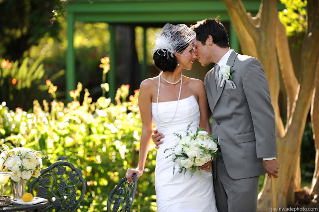 Great Gatsby Inspired Wedding White Butter Yellow and Grey