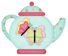 Tea and Cupcakes Clipart.