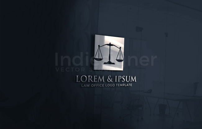 Attorney & Law Firm Logo Template 1