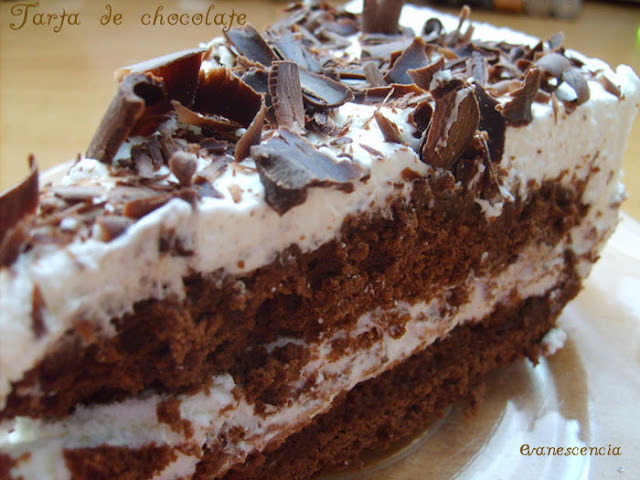 tarta chocolate de cerca