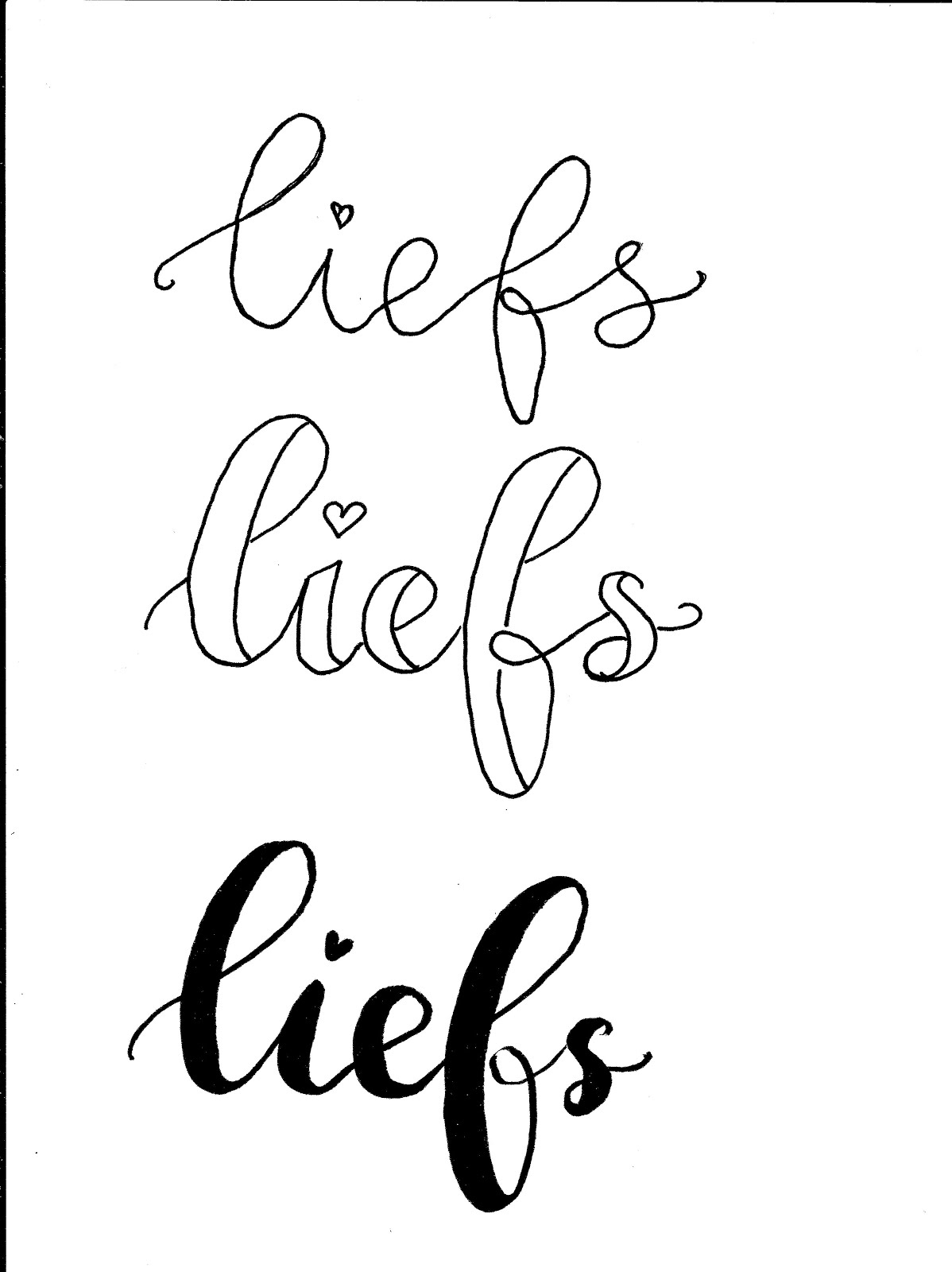 printable liefs