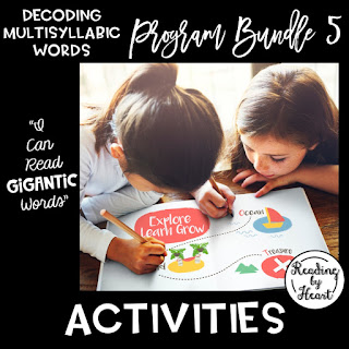 children enjoying working on decoding multisyllabic words activites program bundle 5 click here to purchase