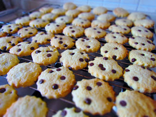 Biscotti con gocce di cioccolato