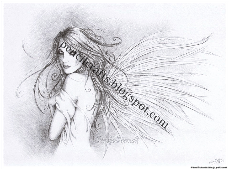 New Pencil Drawings Of Angels