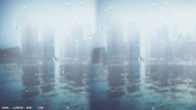 Download Rain Drops (Heavy Rain) Wallpaper Engine