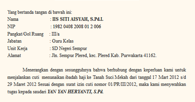 Surat Permohonan Naik Haji - Terengganu w