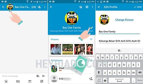 Cara Mengganti Nama Group BBM