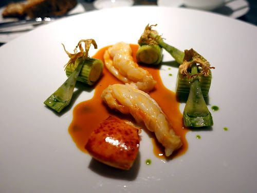 Michelin-starred Belon Soho French fine-dining restaurant - Lobster with artichoke