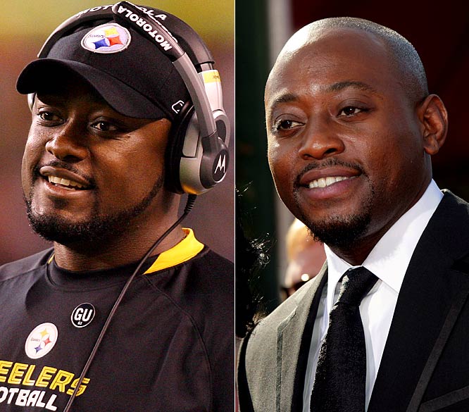 Mike Tomlin and Omar Epps