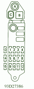 Fuse Box Toyota 1992 Corolla Diagram