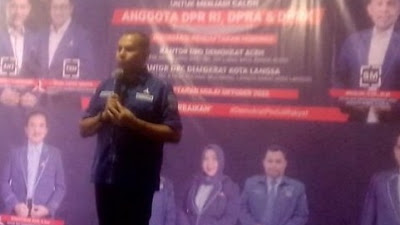 DPD Partai Demokrat Aceh Launching Bacaleg DPC Partai Demokrat Kota Langsa