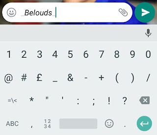 italic messages in whatsapp