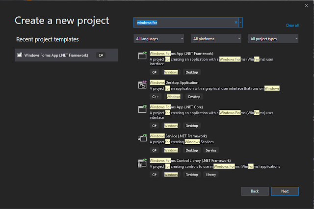 visual studio 2019