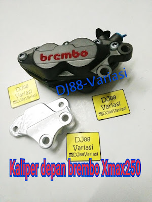 kaliper brembo 4 piston 1 pin grey