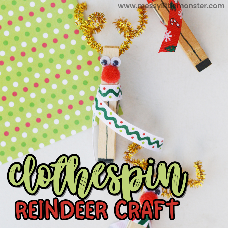 Clothespin Reindeer Craft - The Soccer Mom Blog
