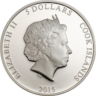 Cook Islands 5 Dollars Silver Coin