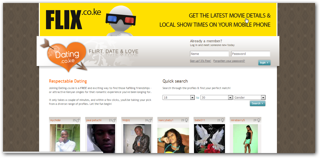 Top 25 Highly Rated Kenya Dating Sites ~ Kenyan Bachelor